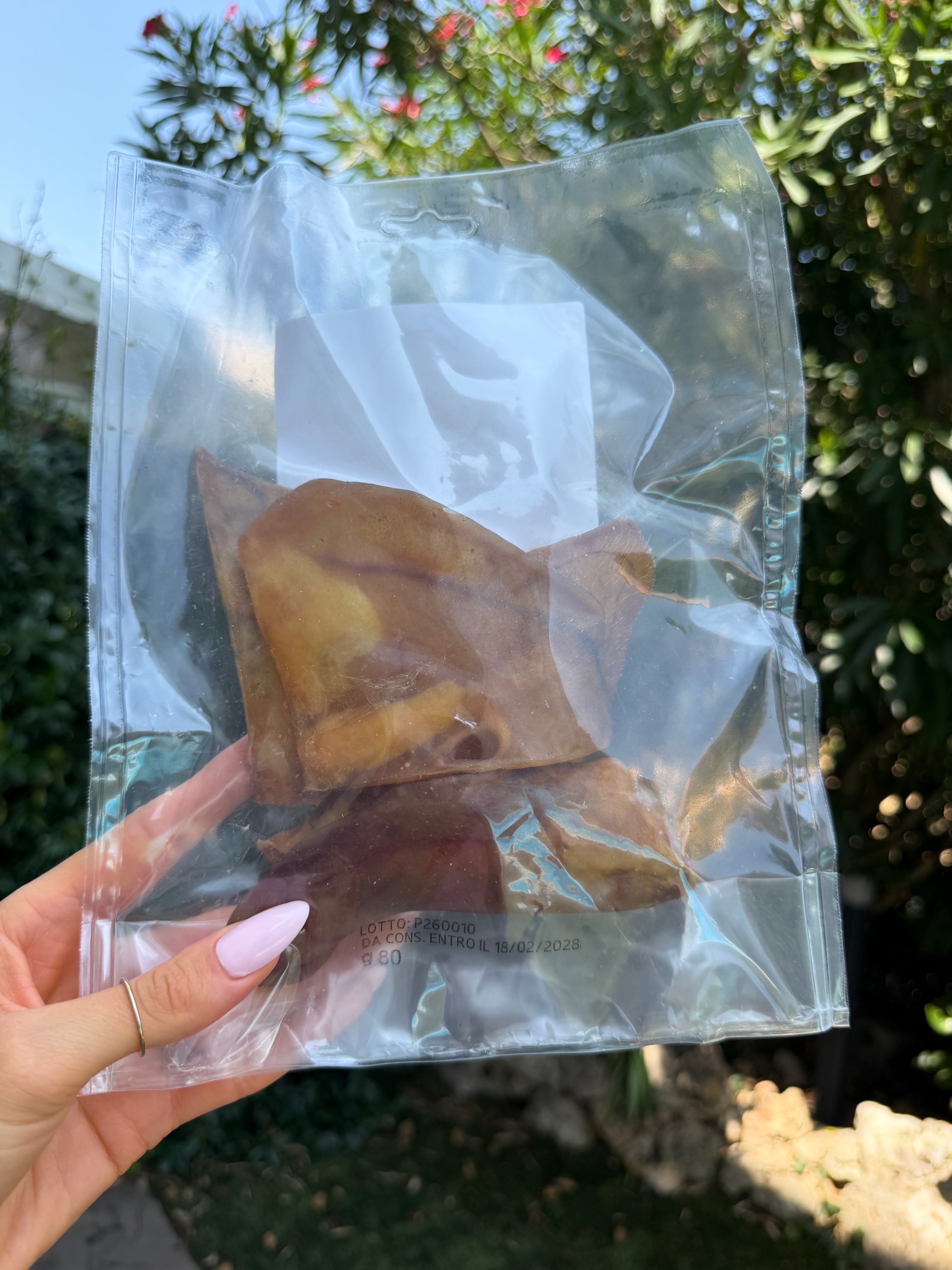 Orecchie intere di maiale (2 pz, da 80g)