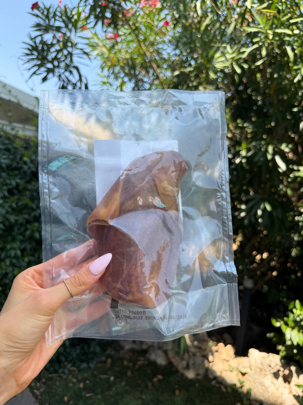 Mezze orecchie di maiale (4 pz, da 80g)